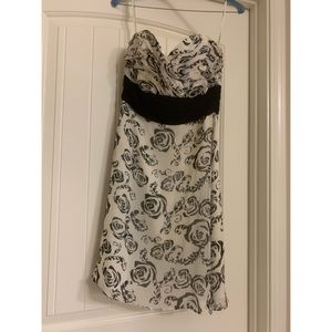 Whbm, strapless dress